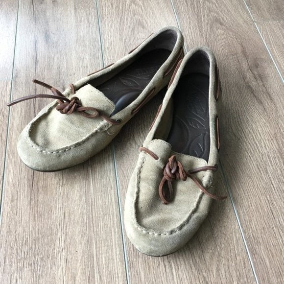 Born Tamala Slip-On‎ Shoe Taupe Suede - Picture 1 of 4